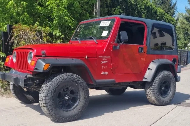 Jeep Wrangler cena 45900 przebieg: 240000, rok produkcji 1999 z Tarnobrzeg małe 4
